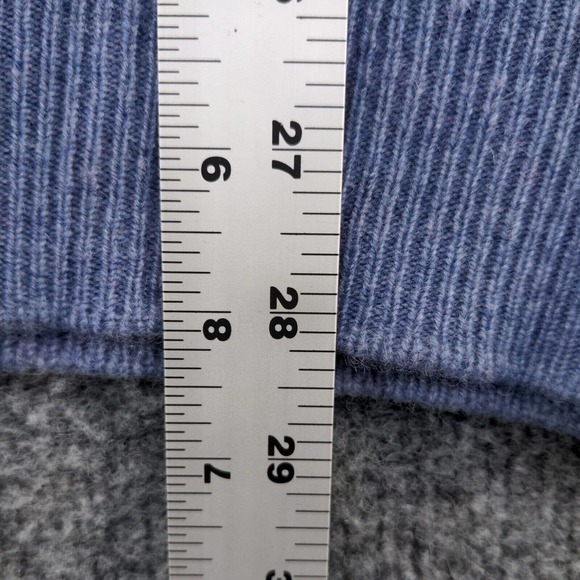 James Meade Limited Men's Pullover Knit Sweater Blue Medium Crew Neck Wool - Picture 11 of 12